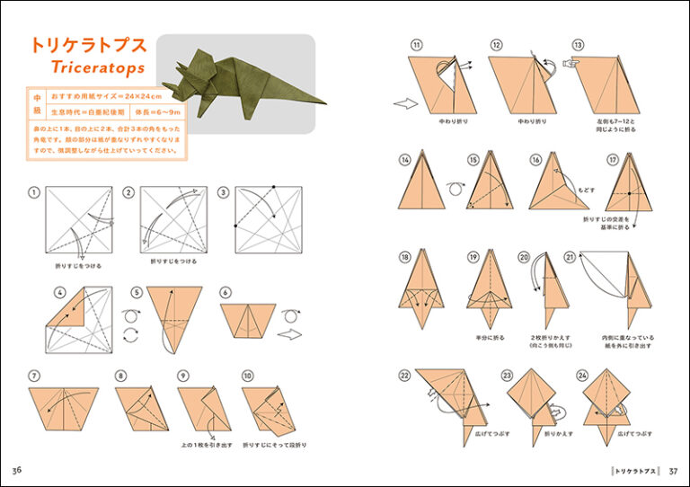 恐竜のおりがみ 株式会社誠文堂新光社