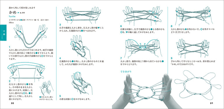 カメ あやとり