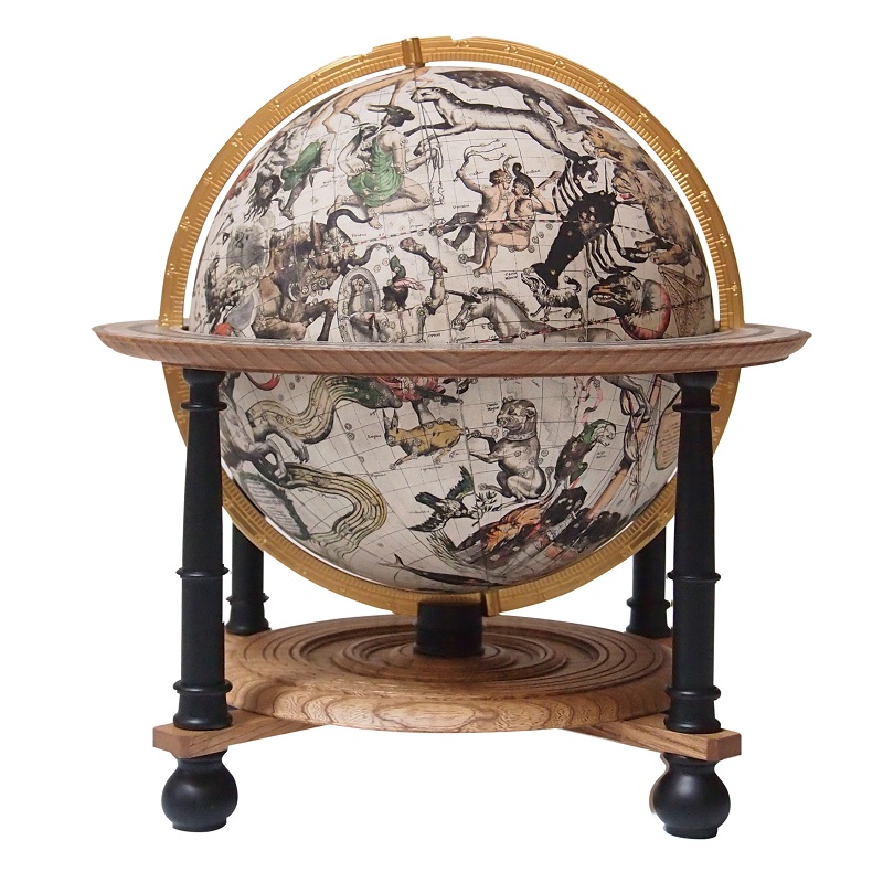 Stained Glass antique 建具　【地球儀】 Stained Glass antique 建具 【地球儀】